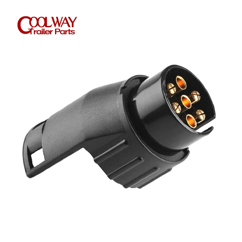 7 Pin Plug To 13 Pin Socket Trailer Plastic Mini Adapter Car Auto Truck Boat CaravanRV Parts Camper  Connector  Accessories trianglelab mini fast wire cable connectors high quality cable plug line connector heater thermistor motor line extension