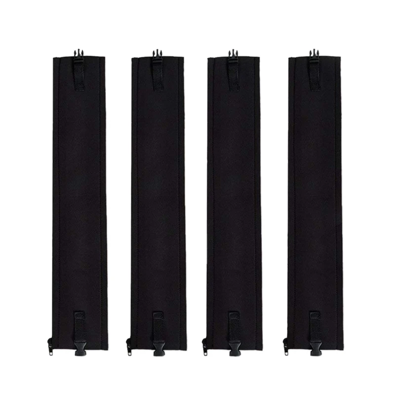 Cable Management Sleeve,Neoprene Cable Organizer,Avoid Electric Shock for PET/PC/TV/Office/Home, 19-20 inch per Piece,4 Piece-Bl