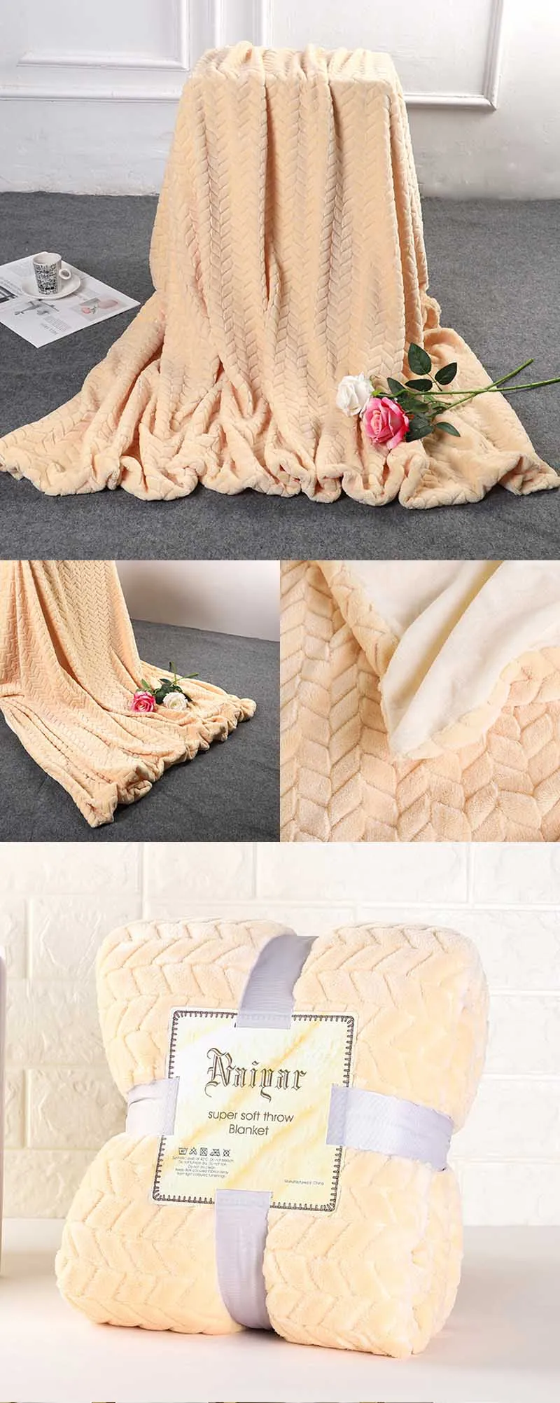 Пушистые коралловые флисовые толстые одеяла для кровати диване Манта Твердые покрывала Cobertor девушки Свадебные постельные принадлежности