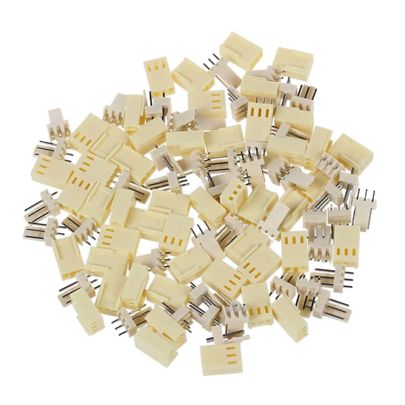 10 Set KF2510 Kits 2p 3p 4P 5P 6pin Connector 2.54mm Pitch Straigh Pin Terminal / Housing / Pin Header Connectors Adaptor
