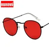 RBROVO – lunettes De soleil classiques ovales Vintage pour femmes/hommes, verres miroir Street Beat Shopping, UV400, 2022 ► Photo 3/6