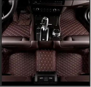 

Custom Floor mats for bmw X1 X3 X4 x5 X6 series car accessories Leather Car Floor Auto Mats Waterproof Mat 12 color