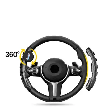 

New Car Steering Wheel Cover With Spinner Handle Knob Anti-Slip Waterproof Cover For Vehicle Car Truck SUV