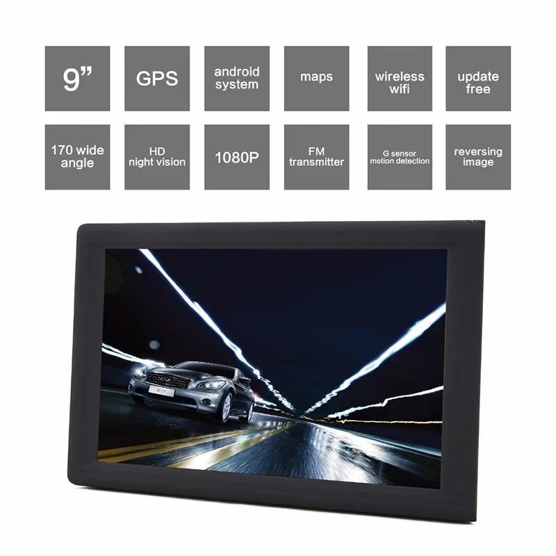  Vehemo 9 Inch HD GPS Navigator GPS Navigator System Karte Route Planung für Touch Screen GPS Naviga