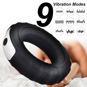 Wireless Remote Control Penis Ring Vibrator Stimulate Women Clitoris Massage Delay Ejaculation Cock Erection Vibrating Ring Shop 2