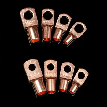

140 X Copper Cable Lugs Crimp Terminal Kits Wire Connector Heat Shrink Tubing Se