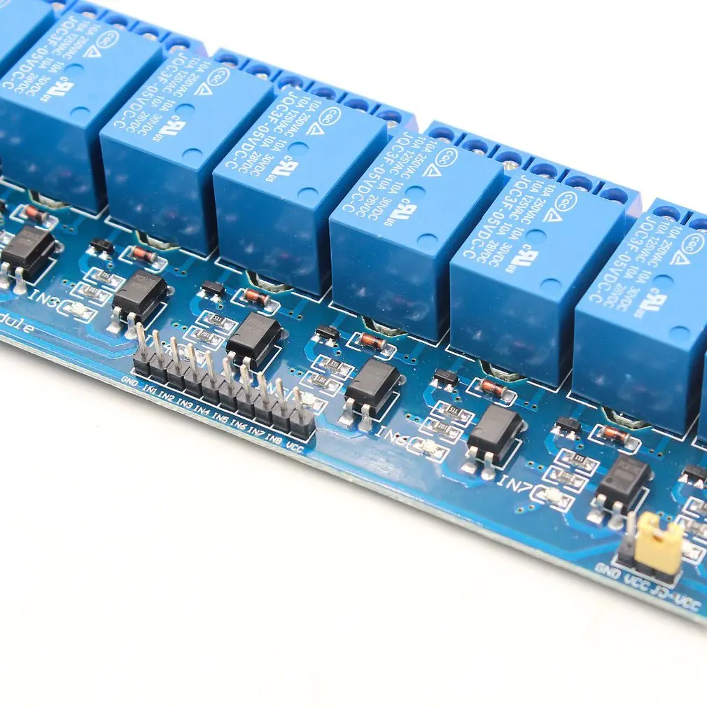 С анод 8-канальный видеорегистратор релейный модуль с plc разъемом панель управления реле 5V релейный модуль