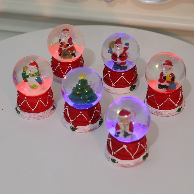 Рождественская светящаяся Смола Стеклянный шар олень елка фестиваль