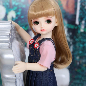 

1/6 Ball Joints Dolls Rita Female Makeup BJD Doll With Costume Accessories And Eyes Fashion Doll Toy Gift For Girls High Quality