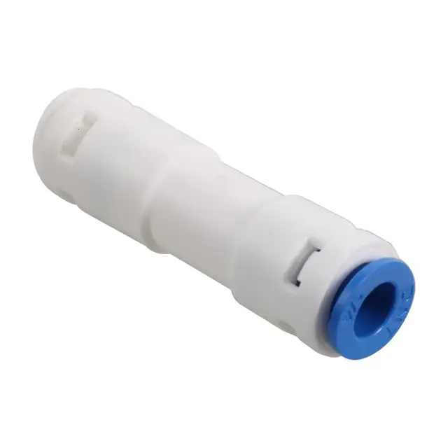 1/4” No-return Straight Connector One-Way Check Valve Reverse Quick-Connect Connetor Irrigation Aquarium Fittings 2 Pcs 4