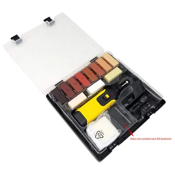 

11 Color Floor Repair Set Waxes Blocks Laminate Repair Damaged Laminated Flooring Kitchen Worktops Countertops (without Battery)