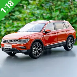 1:18 Высокая тщательная VW TIGUAN L 2017 сплав модель автомобиля статические металлические модельные автомобили с оригинальной коробкой