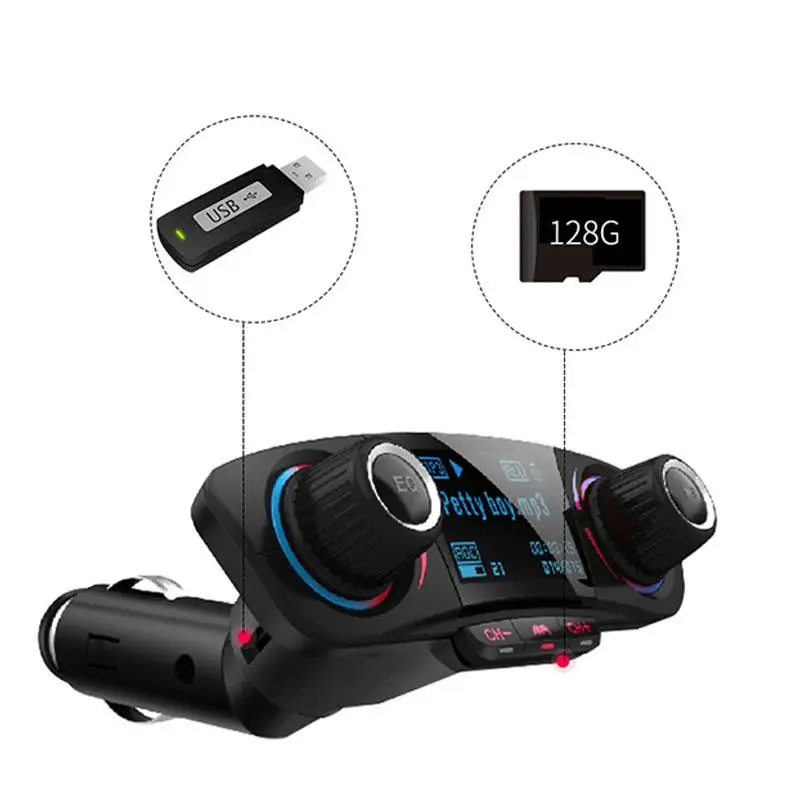 Автомобильный аудио mp3 плеер комплект громкой связи беспроводной Bluetooth FM