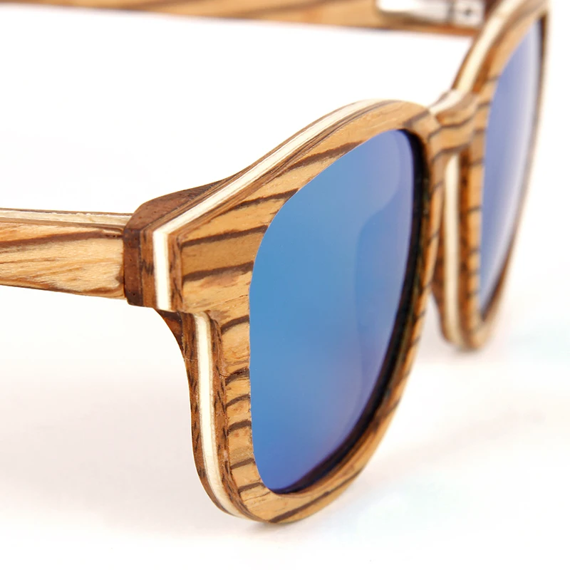 Тренд бамбуковых и деревянных солнцезащитных очков для мужчин и женщин, модные очки с многослойной оправой, УФ солнцезащитные очки
