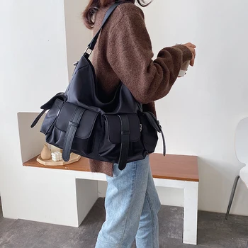 

High Quality Big Handbags Women Messenger Bagslarge Capacity Women Bag Waterproof Nylon Ladies Shoulder Crossbody Bags Sac