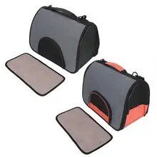 Переносная Складная тканевая переноска для домашних животных, сумка на плечо, сумка для маленьких собак, кошек, собак, дышащая