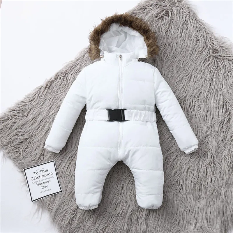 Kids Baby Toddler Boy Girl Warm Faux Fur Hooded Winter Jacket Coat Outerwear #3J24 (7)