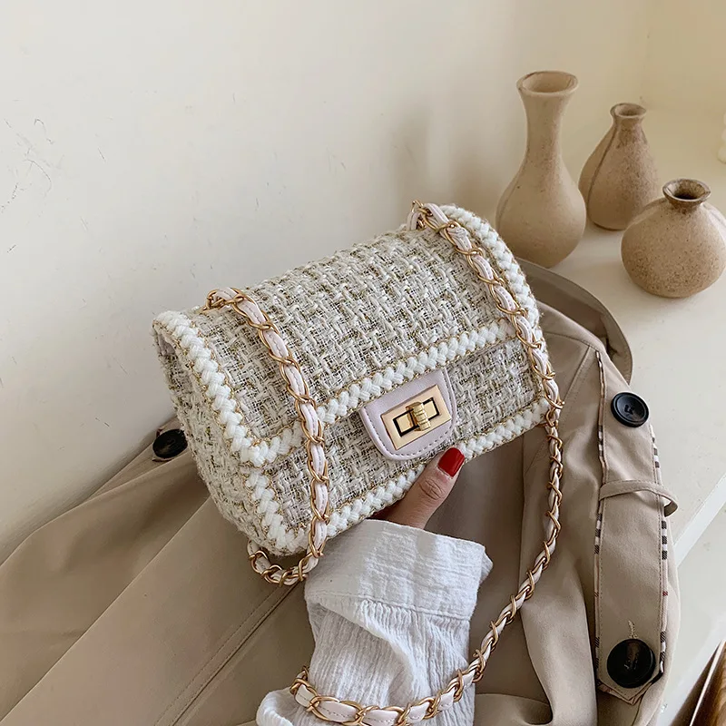 

Women Brand Originality Design Handbags Bag women 2019 Joker Messenger bag chain fashion small square bag