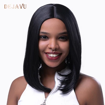 

Dejavu Straight Bob Human Hair Wigs 13X4 Lace Closure Bob Wigs Straight Short Bob Wig Remy Malaysian Lace Frontal Human Hair Wig