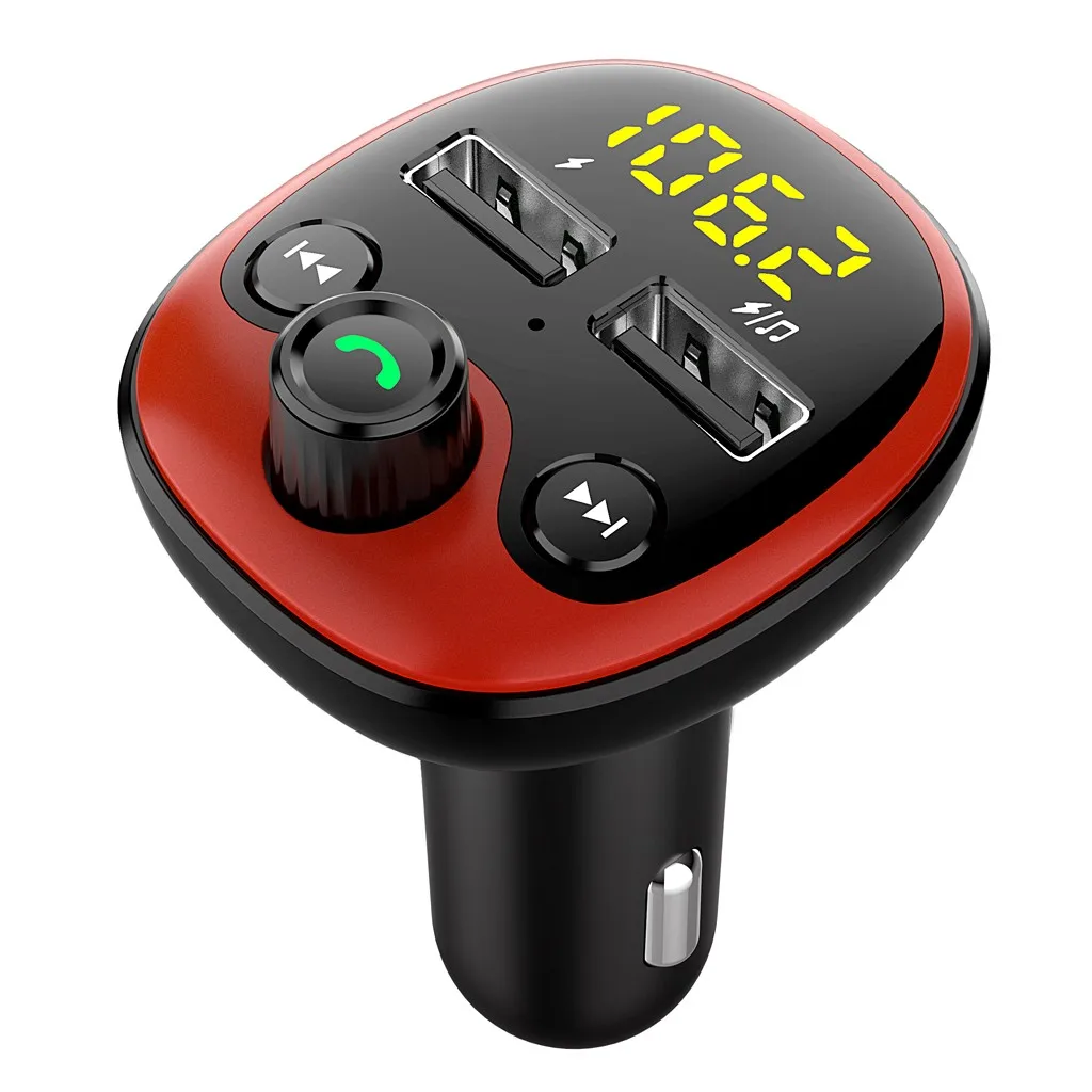 Автомобильное Bluetooth MP3 без потерь качество звука Hands-free многофункциональное автомобильное зарядное устройство Быстрая Зарядка батарея Обнаружение напряжения полезное