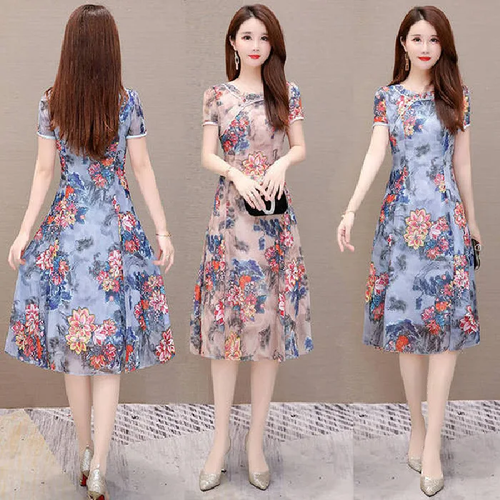 

Bonjean Casual Polka Long Party Dresses Women Sexy Short Sleeve O Neck Elegant Summer Dress Boho Vestidos