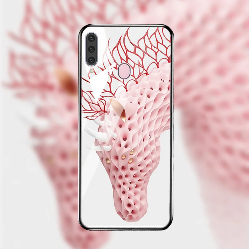 M016 3D DIY чехол из закаленного стекла для samsung Galaxy M30S чехол Coque для samsung A50 A70 A40 A10S A20S A30S A50S чехол Funda Bumper - Цвет: M016
