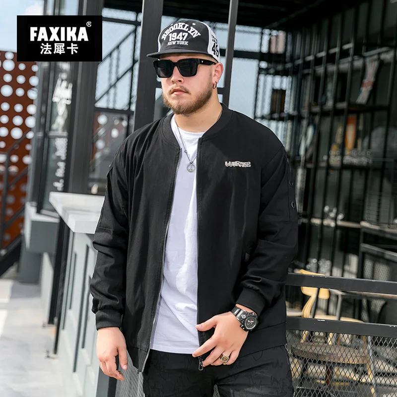 FAXIKA США/европейские размеры плюс Размеры больших размеров Мужская куртка в весенний и осенний с буквенным принтом ins принт в виде популярного логотипа печать куртка атуральный верхний