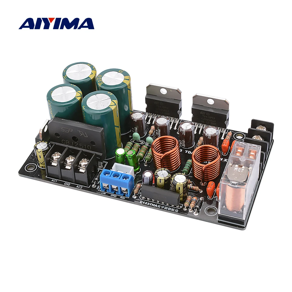 Плата усилителя мощности AIYIMA TDA7293 100Wx2 стерео аудио усилитель 2 0 звуковые