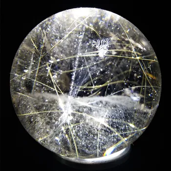 

A Natural stone Rutilated Quartz Crystal ball of high quality feng shui home decoration ball preferred