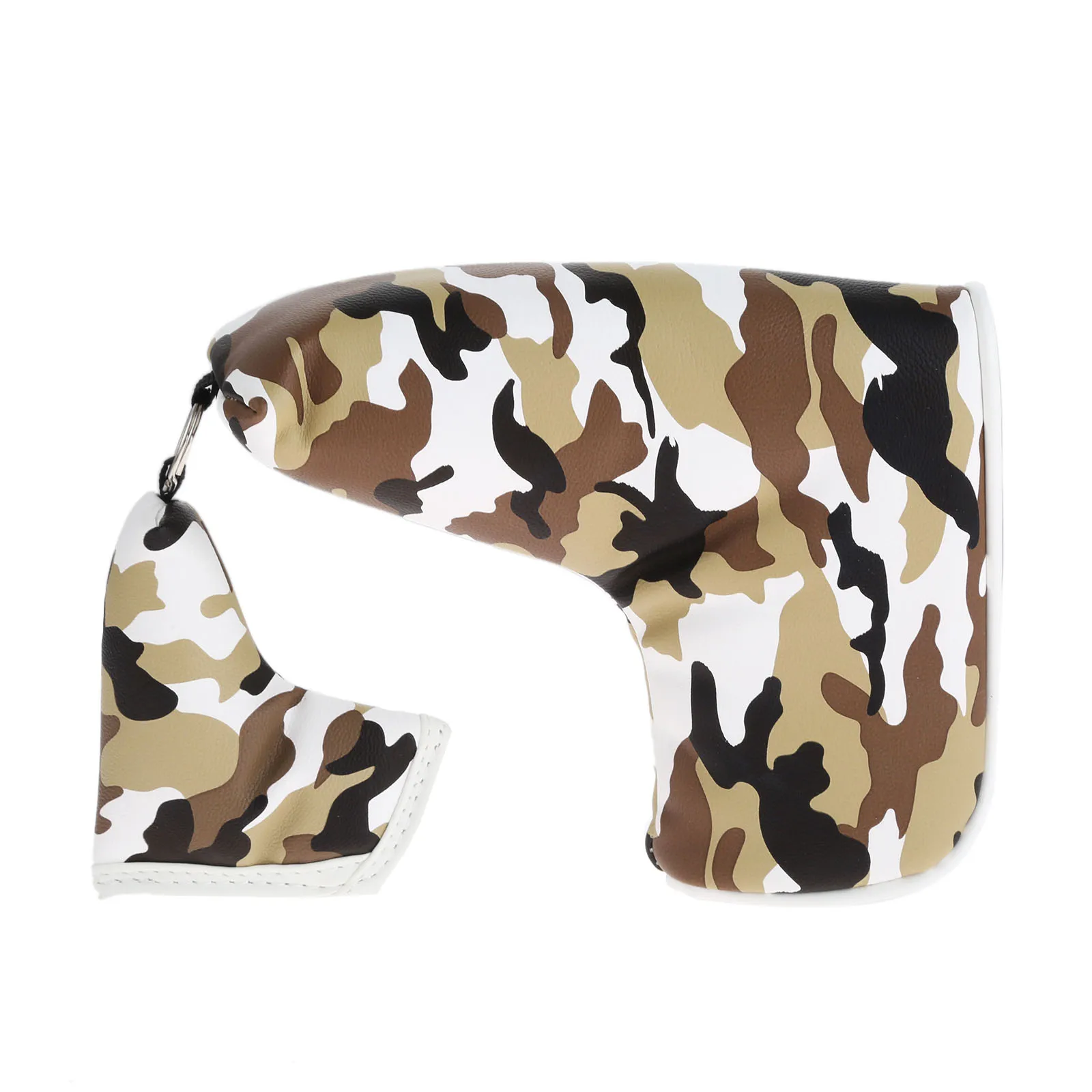 Camo Brown Универсальный чехол для клюшки Клюшки для гольфа, чехол для головы, Сумка с камуфляжным узором, магнитные Чехлы для головы, водонепроницаемый чехол для головы из искусственной кожи, защитный набор - Цвет: Camo Brown