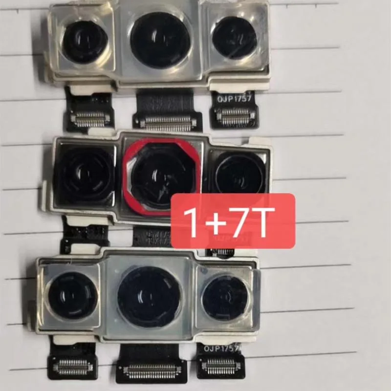 1PCS For Oneplus 7T Back Camera Module Flex Cable Replacement Repair Spare Parts Tested