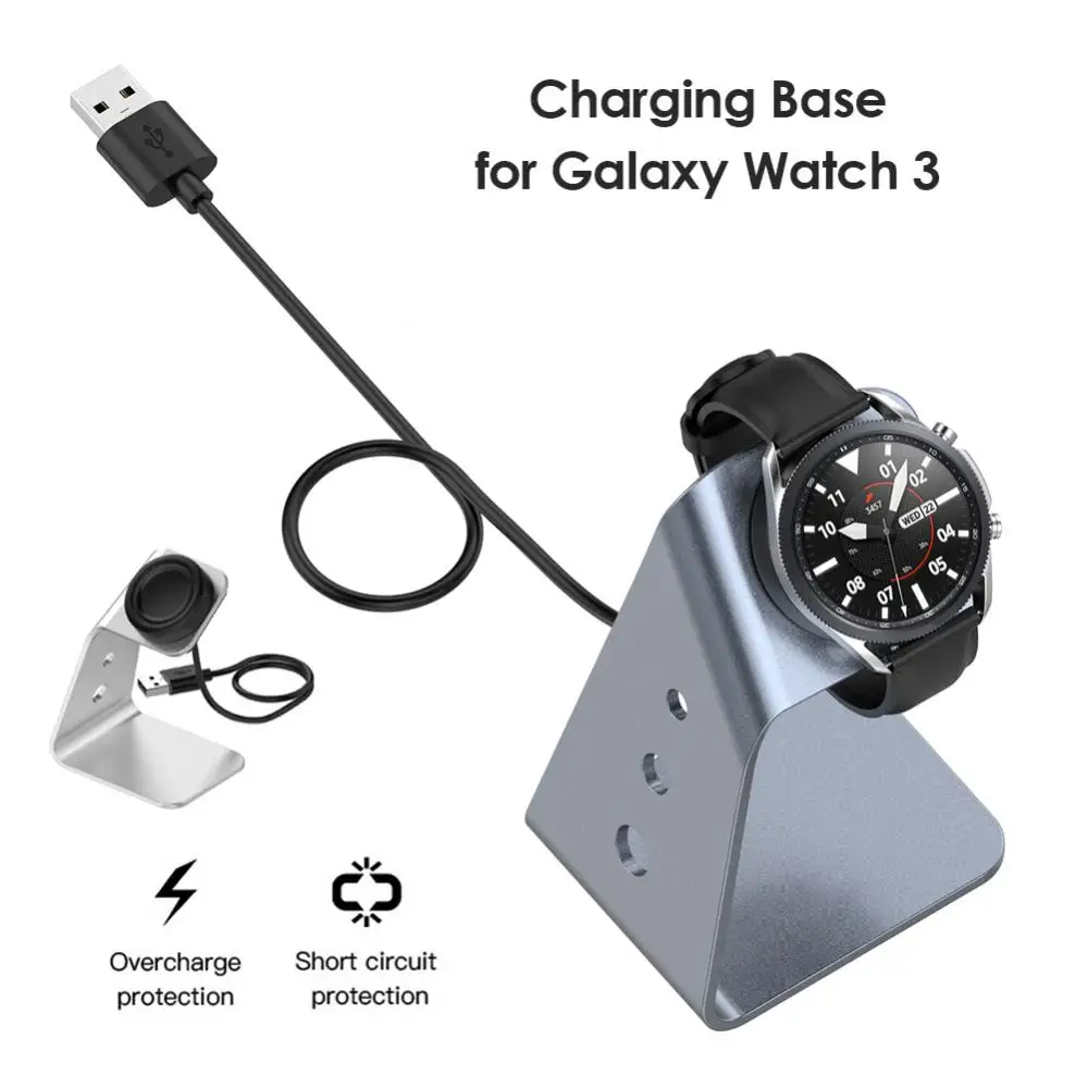 Магнитный держатель для зарядного устройства Samsung Galaxy Watch 3 45 мм 41 Active 2 1 40 44 |