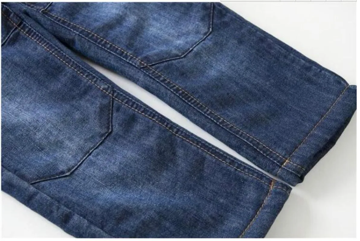Little boys warm winter jeans Kids new casual good quality thick velvet denim pants for boys 1-5 years