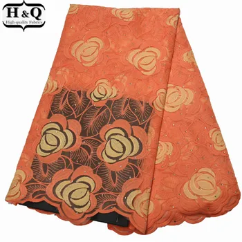 

H&Q Lovely Embroidered Lace French Tulle Lace African Fashion Ladies Dress Fabric African Net Lace Mesh Lace Fabric For Clothing