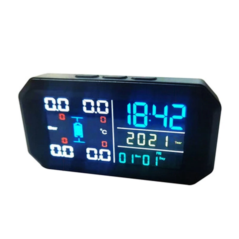 Wireless Car Tire Pressure Monitoring Solar Power LED Display External