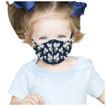 

1pc Unisex Face Mask Kid Washable Reusable Flowers Windproof Foggy Haze Pollution Mouth Mask Face Nose Cover Masks Mascarilla