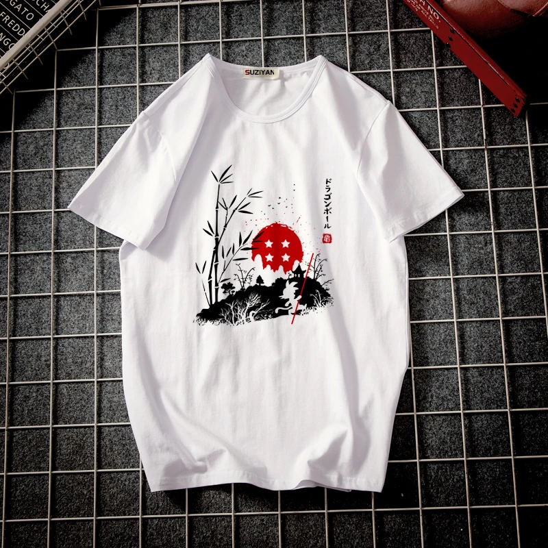 Dragon Ball Lovers, коллекционная футболка для мужчин,, хит, Harajuku, футболки для женщин, Dragon Ball Goku, Милый принт, хип-хоп, топы, японский стиль