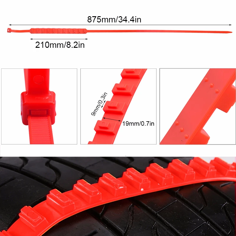 10 шт. универсальные автомобильные зимние шины противоскользящие цепи зимние шины мини пластиковые цепи противоскольжения на колеса для автомобиля грузовика SUV MPV