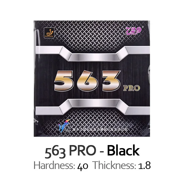 Black H40 T1.8 729 Дружба 563 PRO(563 Provincial, Pips-out Special) 729 резина для настольного тенниса с губкой для пинг-понга - Цвет: Black H40 T1.8