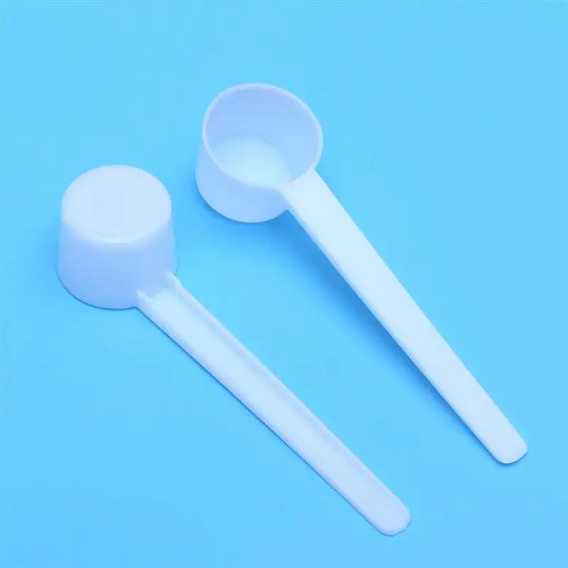 100pcs 5g plastic coffee measuring scoop for milk coffee seasoning refillable reusable