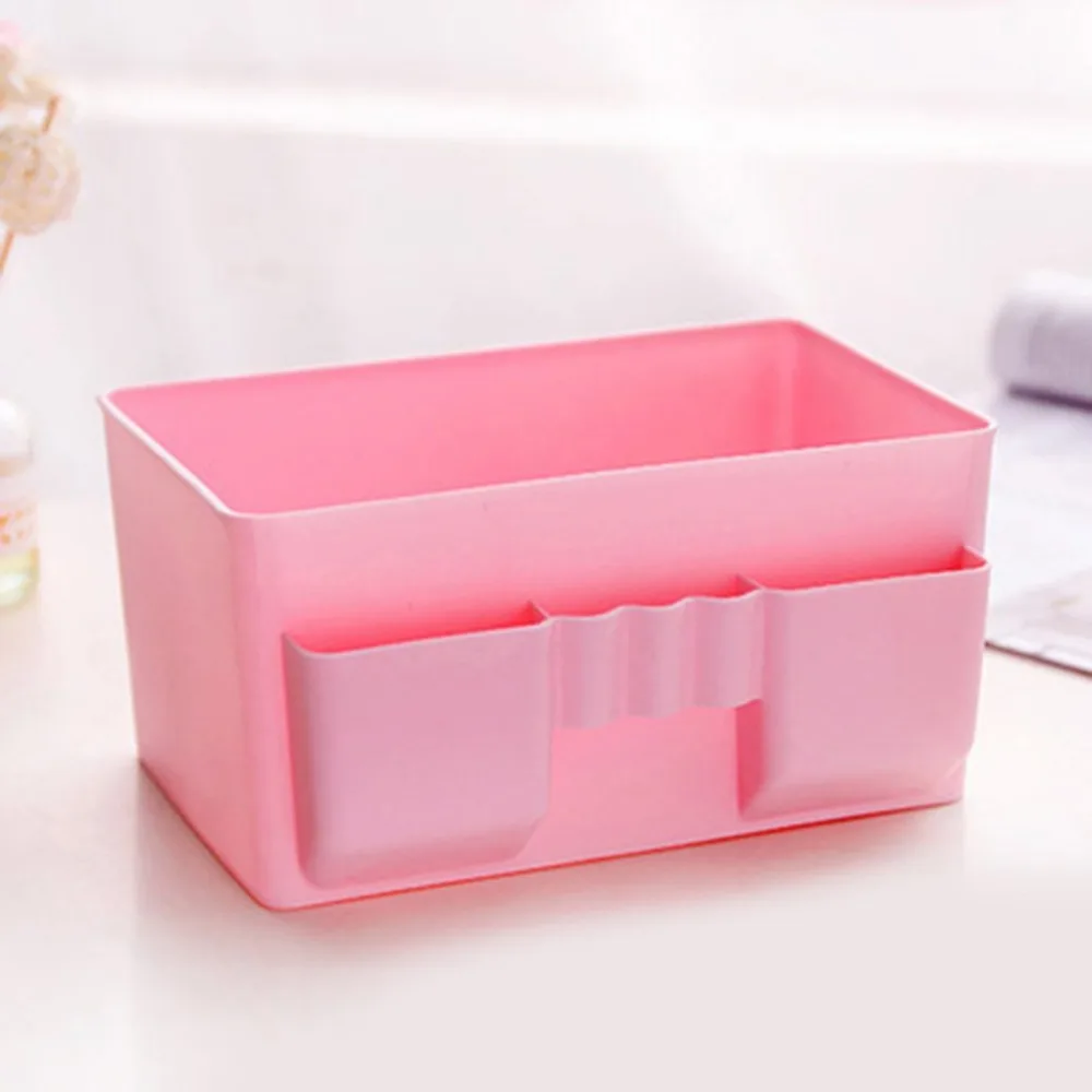 Multi-Slots Design Makeup Arrangement Storage Box Organizer Transparent Cosmetic Tools Storage Case for Home Office