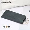 Iboode-Bolsa de cuero suave para gafas de lectura, estuche resistente al agua, sólido, sencillo, almacenamiento, accesorios ► Foto 1/6