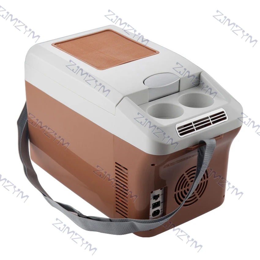 15L 12/24V Car Refrigerator 220V Home Mini Portable Fridge Compressor Outdoor Pinic Food Refrigeration Heating Freezer Cooler