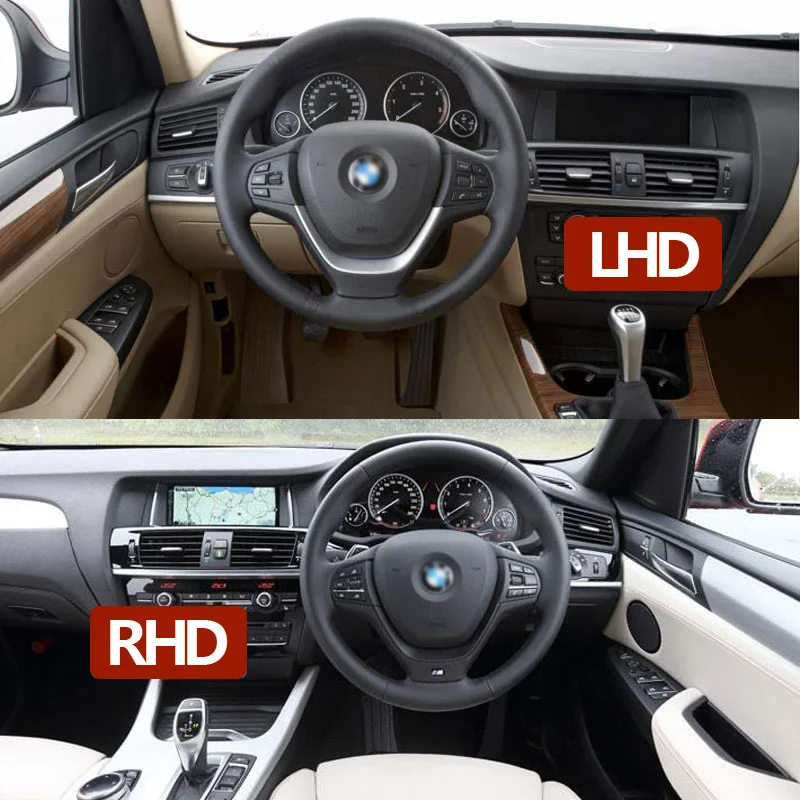 Links Rechts Fahrer Auto Innen Tür Pull Griff Leder Abdeckung Set Montage Ersatz Für BMW X3 X4 F25 F26 2010-2016 – Detail 1