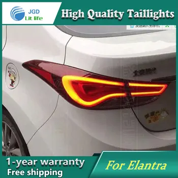 

Car Styling Case for Hyundai Elantra Taillights Elantra Taillight LED Tail Lamp Rear Lamp DRL+Turn Signal+Brake+Reverse