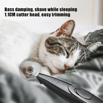 

Dog Clippers USB Rechargeable Cordless Electric Pet Clippers for Dogs and Cat Hair Around Face Paws L5