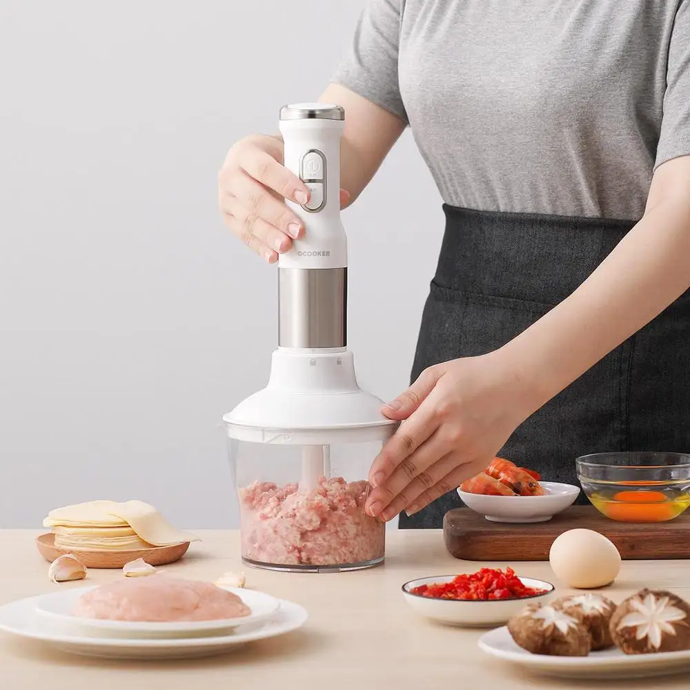 QCOOKER CD HB01 ручной блендер с электрической чашкой кухонный портативный комбайн