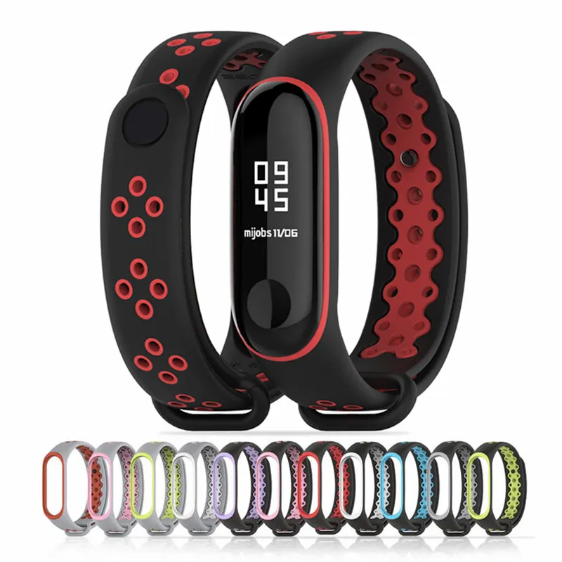 Ремешок для часов mi Band 4 Аксессуары спортивный браслет ремешок для Xiaomi mi 3 наручных ремешка умный силикон часы браслет miband 4