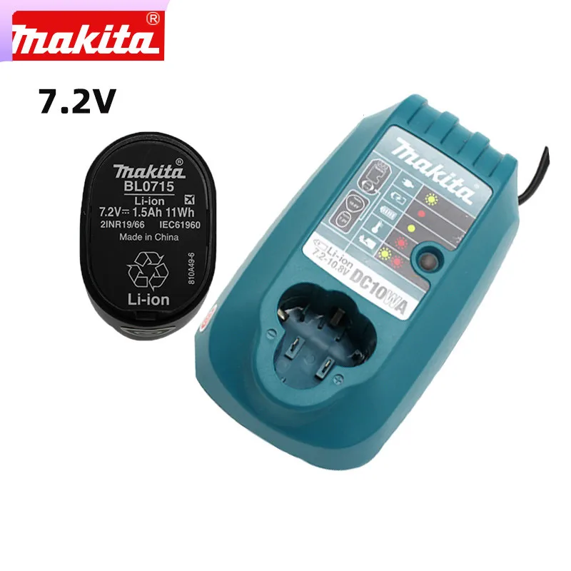 7.2V Battery Charger Makita TD022DZ TD022D TD022DSE перезаряжаемая ручка ударный Драйвер Синий Корпус только Япония - Цвет: 7.2V Battery Charger