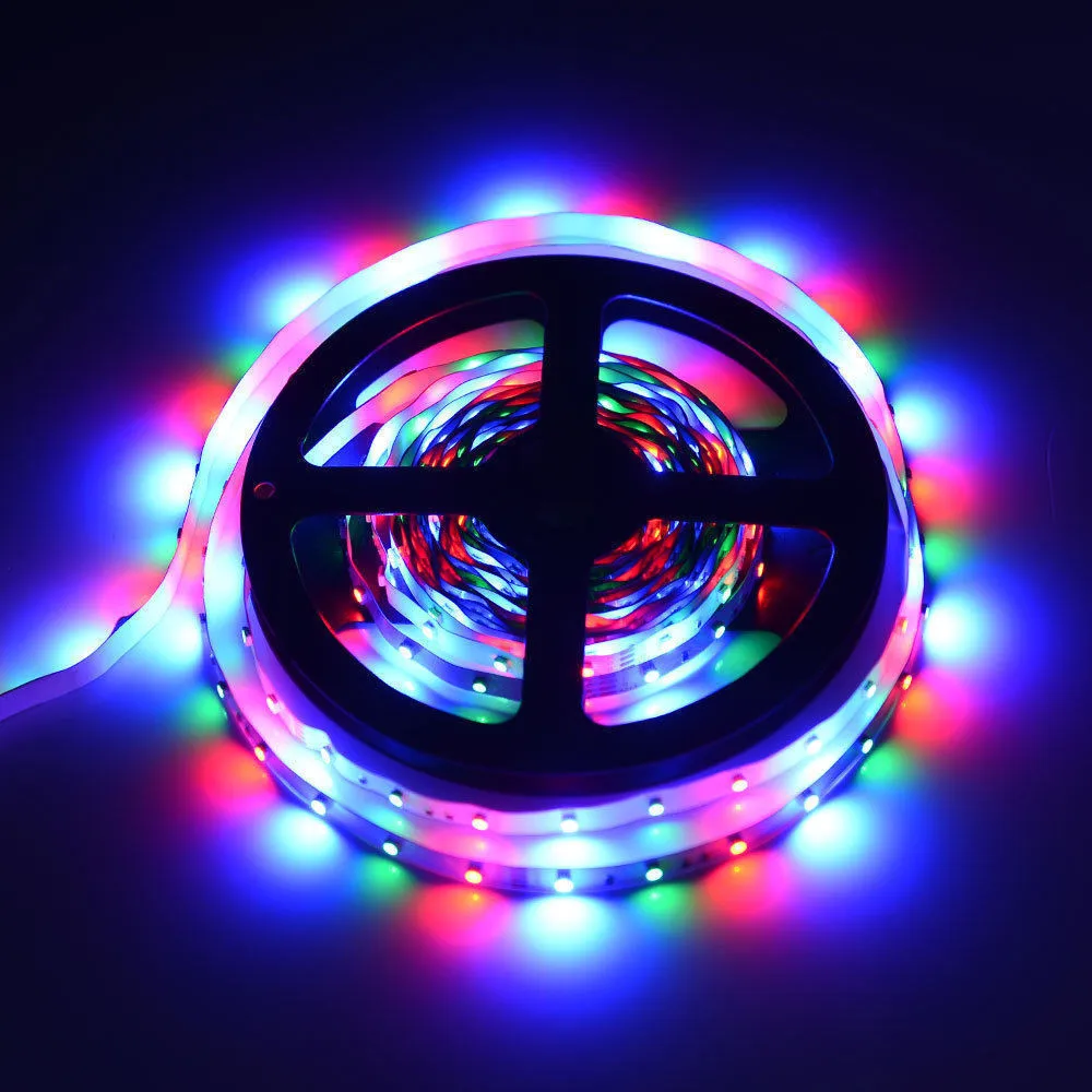 Светодиодная лента 5 м RGB 3528 300 LED SMD гибкая настольная подсветка световая лампа + 44